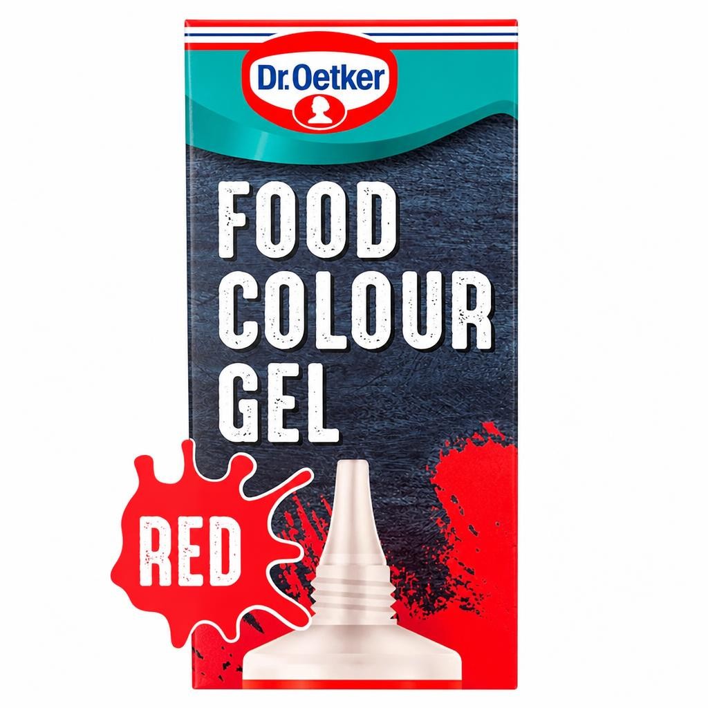 Dr. Oetker Extra Strong Food Colour Gel - Red 15g