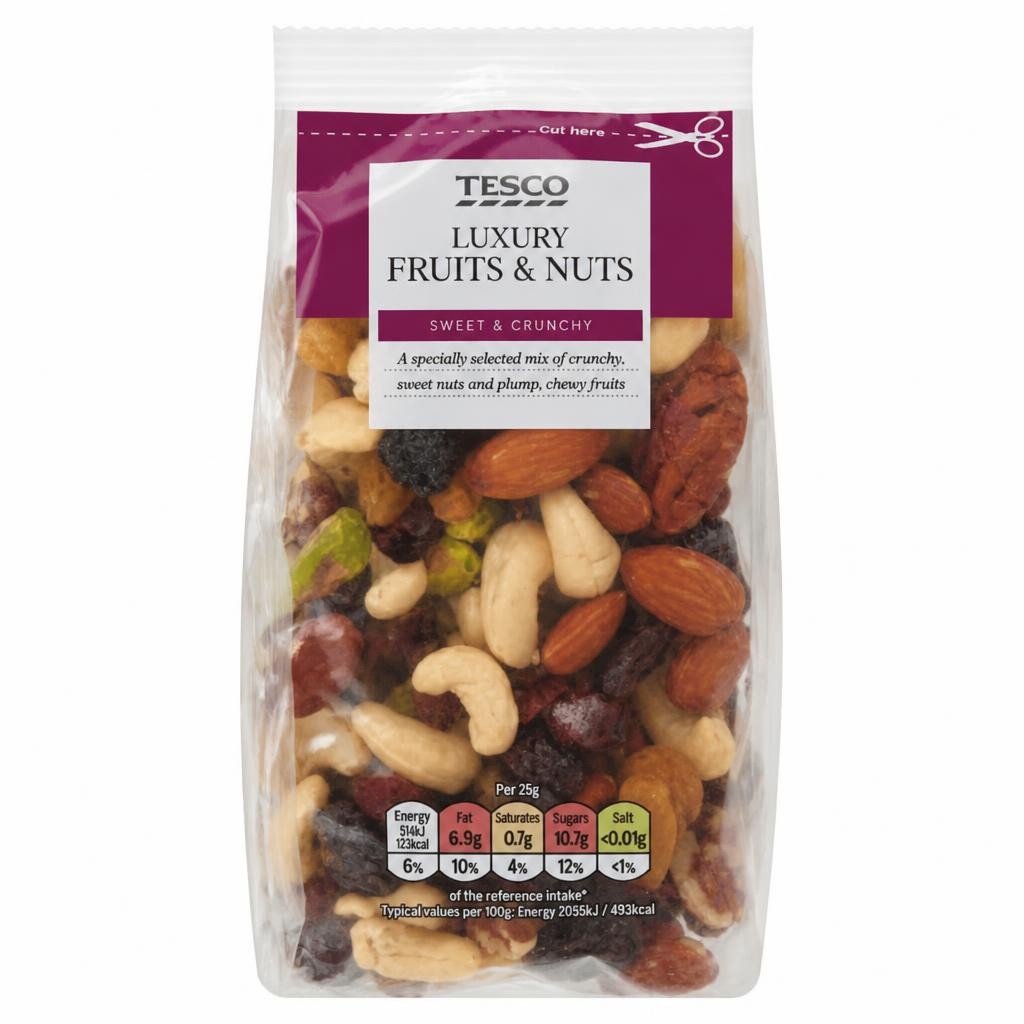 Tesco Whole Foods Luxury Fruit & Nut Mix 300g