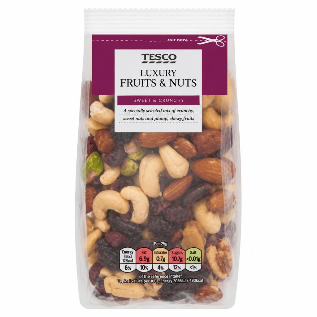 Tesco Whole Foods Luxury Fruit & Nut Mix 300g