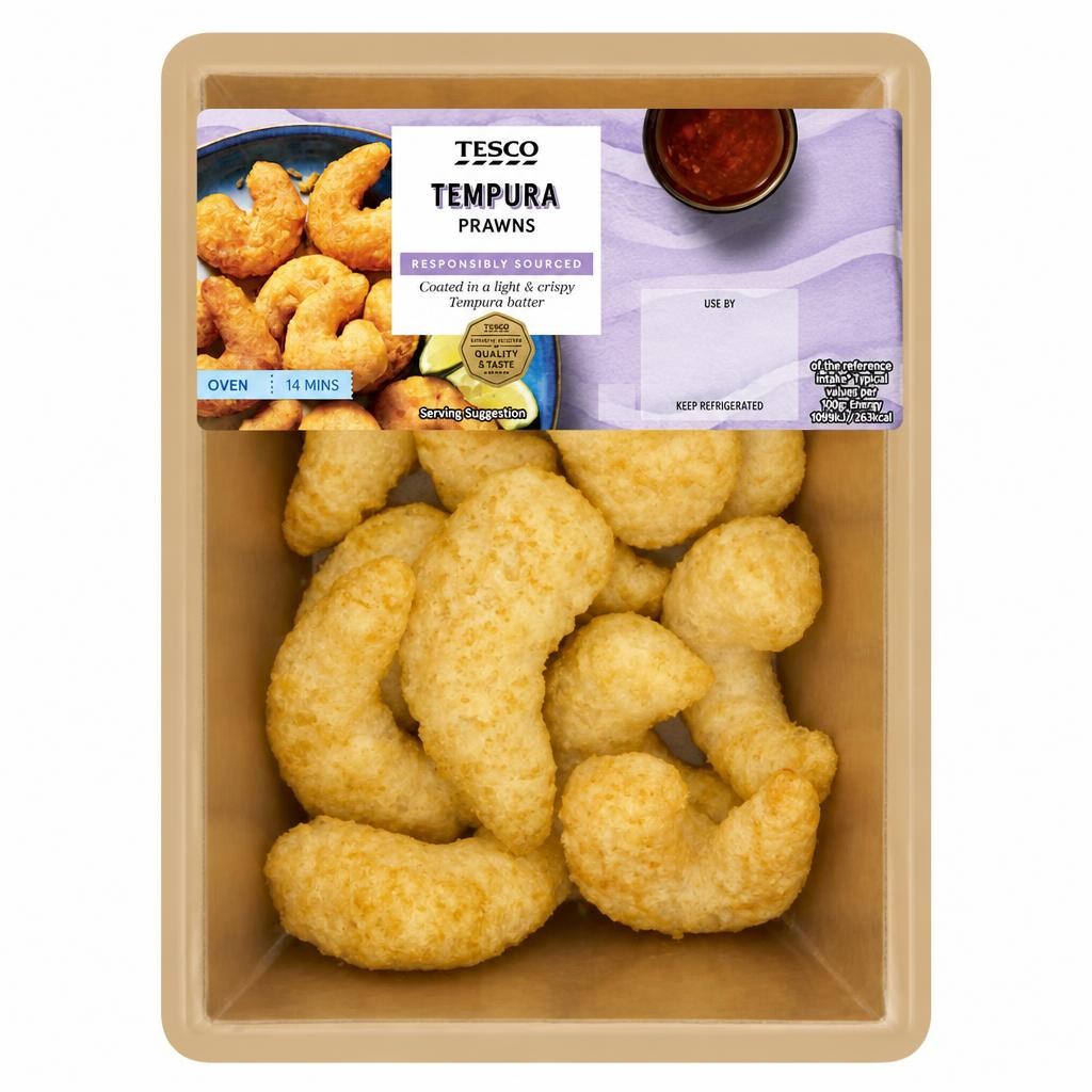 Tesco Tempura Prawns 200G