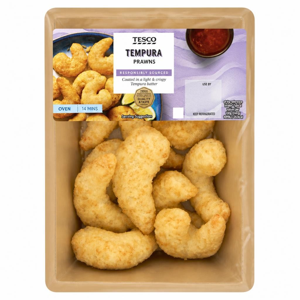 Tesco Tempura Prawns 200G