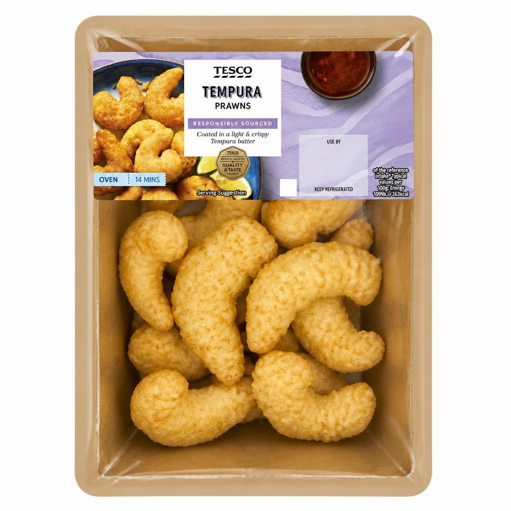 Tesco Tempura Prawns 200G