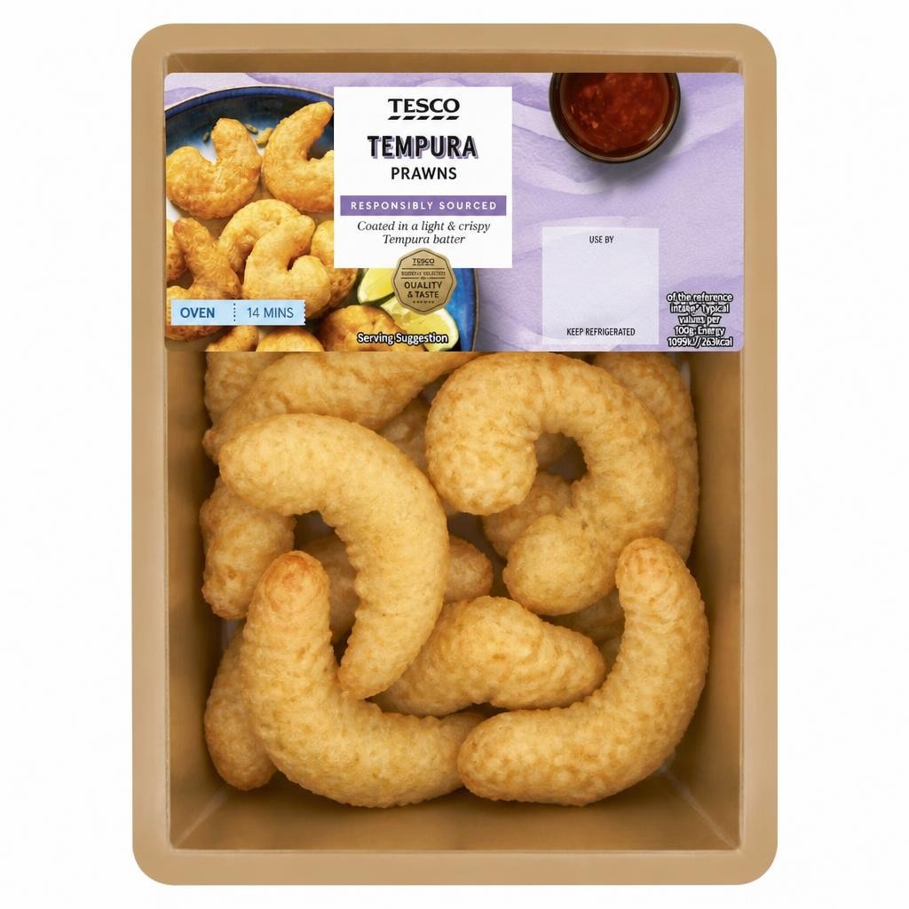 Tesco Tempura Prawns 200G