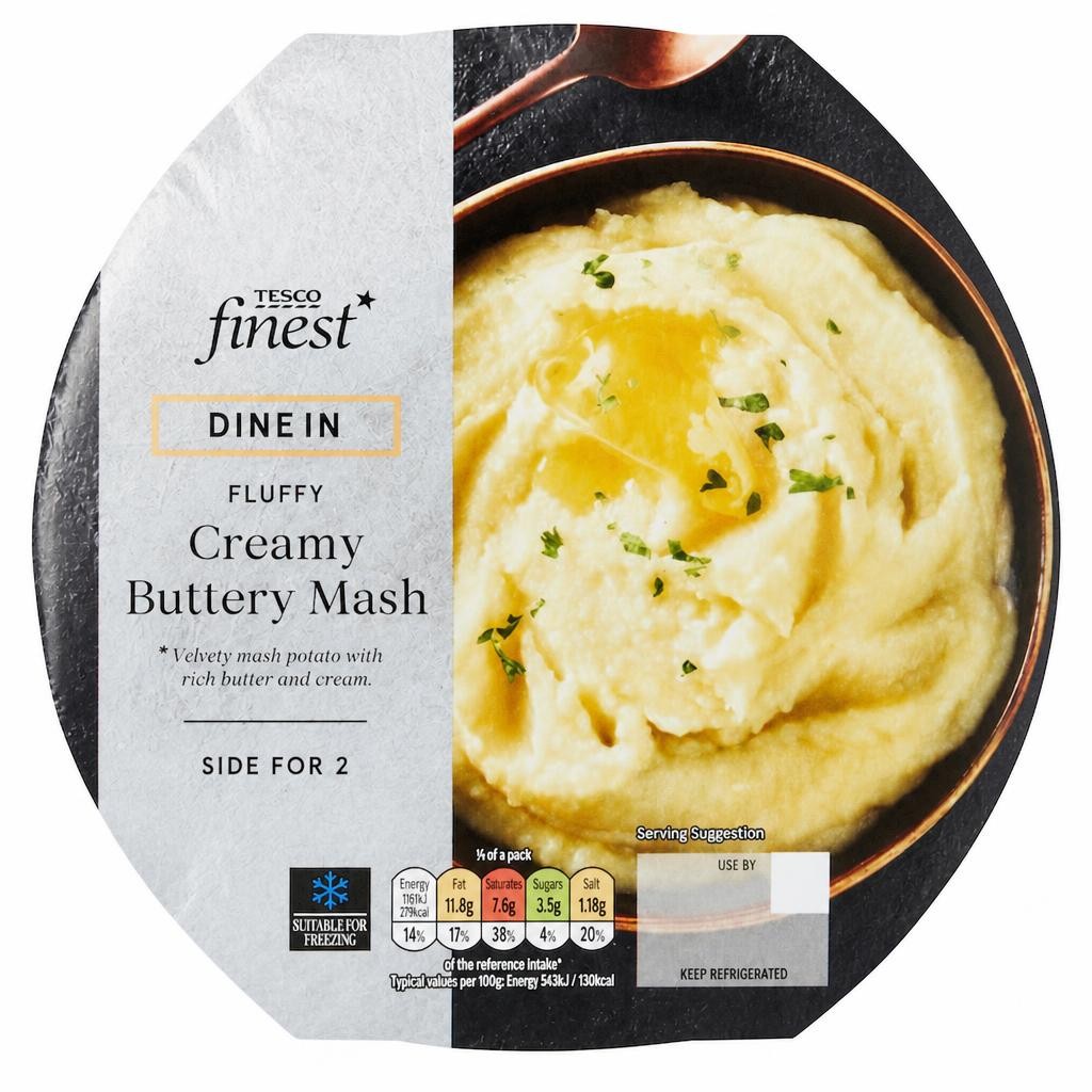 Tesco Finest Dine In Creamy Buttery Mash 450g