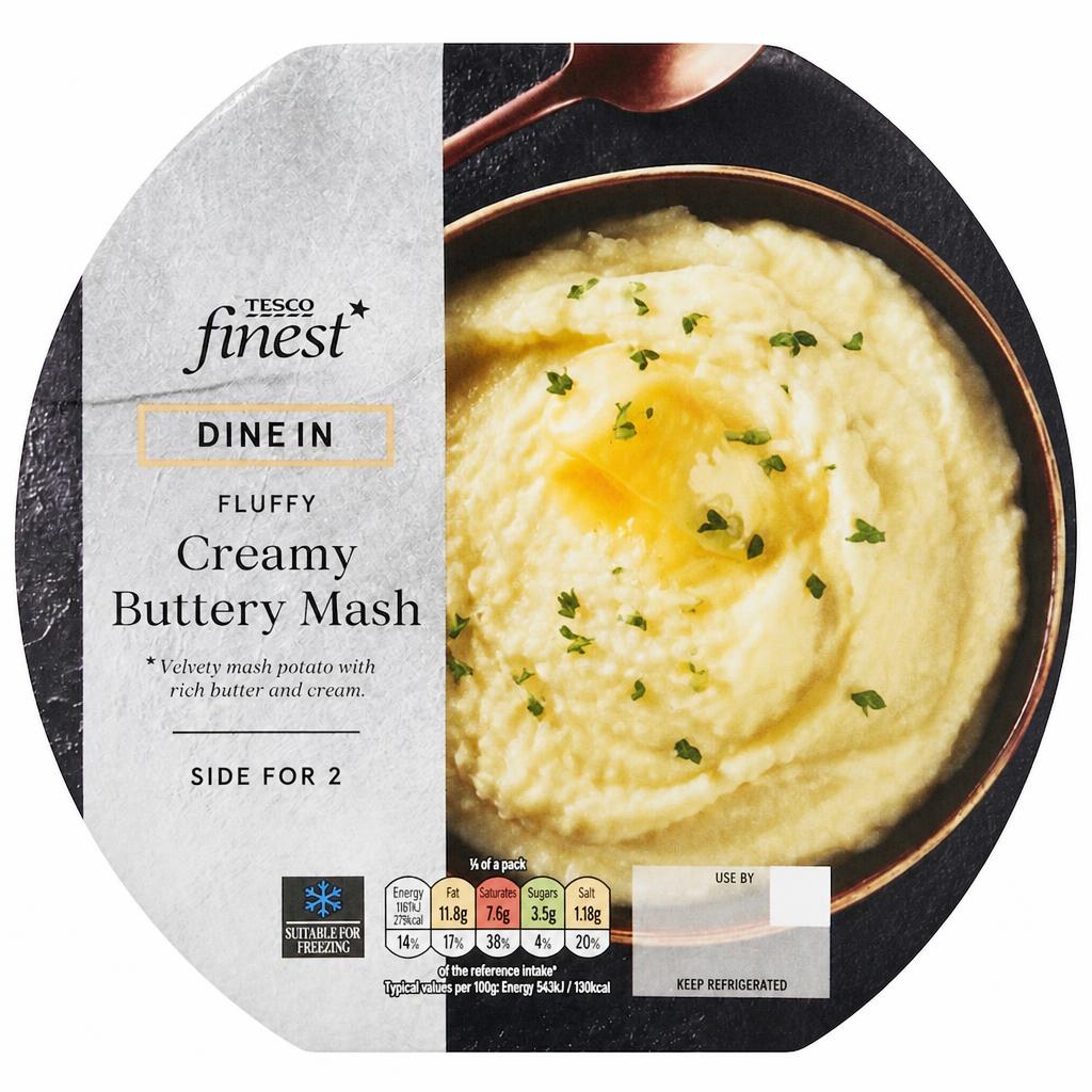 Tesco Finest Dine In Creamy Buttery Mash 450g