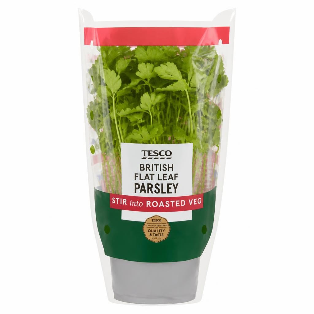 Tesco Flat Leaf Parsley Medium Pot