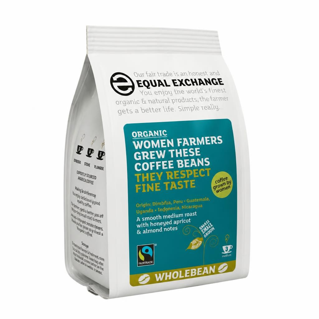 Grown by Women Coffee Beans, Organic 227g (Equal Exchange)