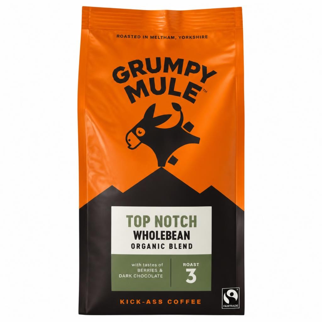 Organic Top Notch Wholebean Blend 200g (Grumpy Mule) | Multi