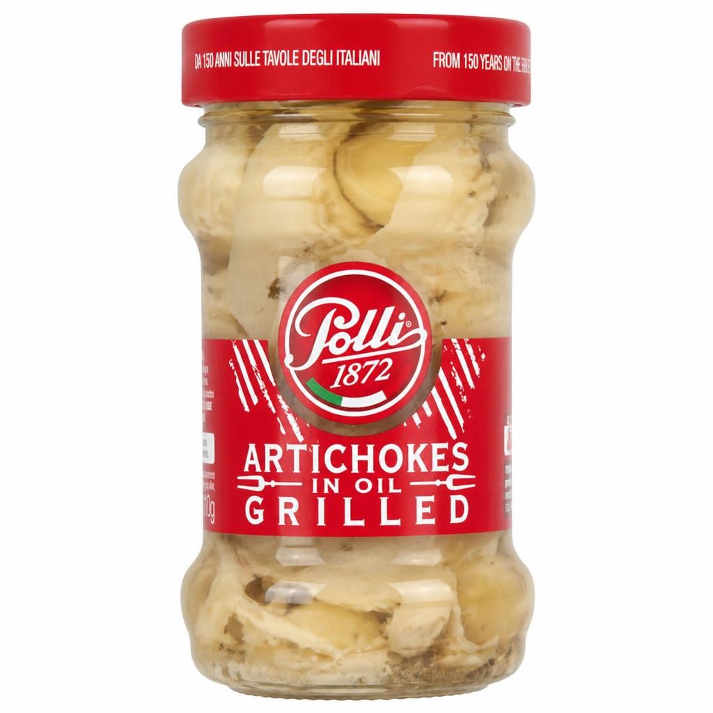Polli Grilled Artichokes in Oil 185g