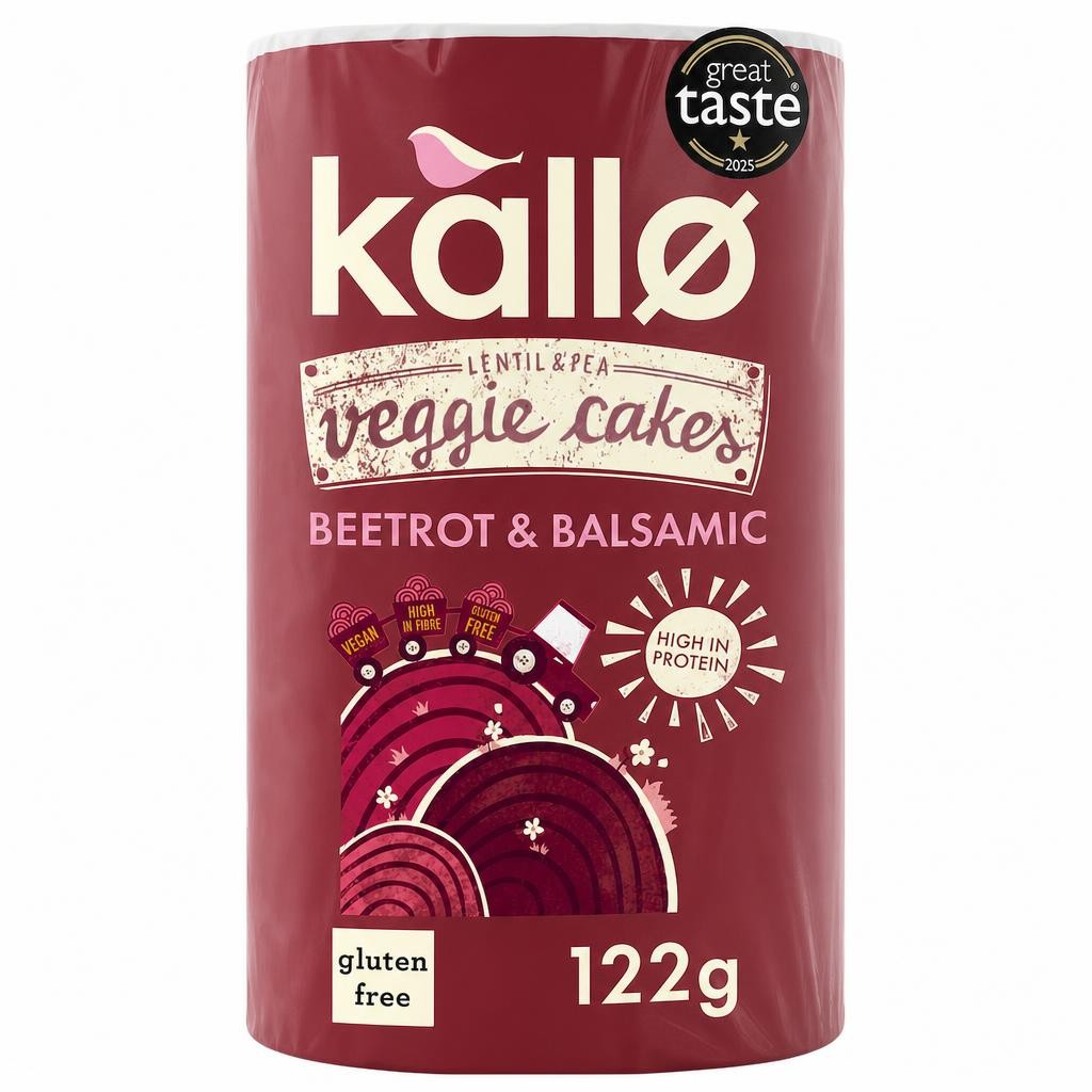 Kallo Beetroot Veggie Cakes 122g