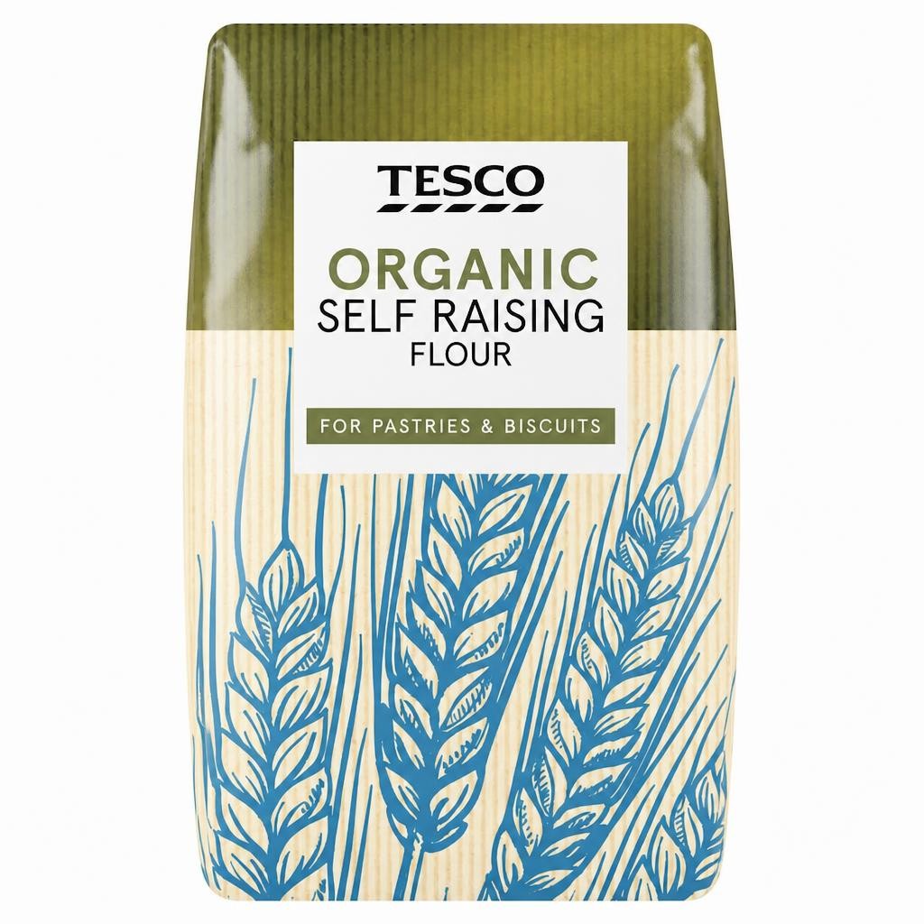 Tesco Organic Self Raising Flour 1Kg