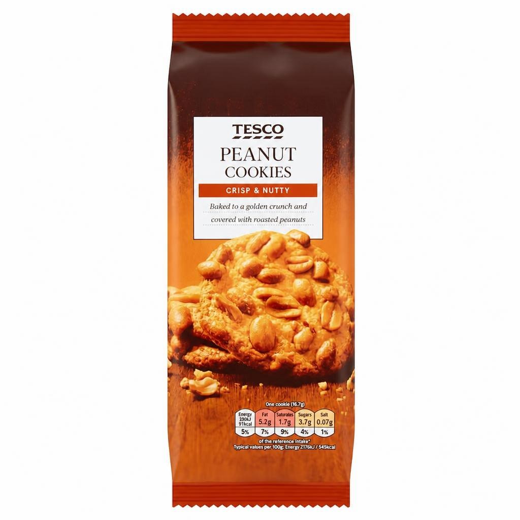 Tesco Peanut Cookies 200G