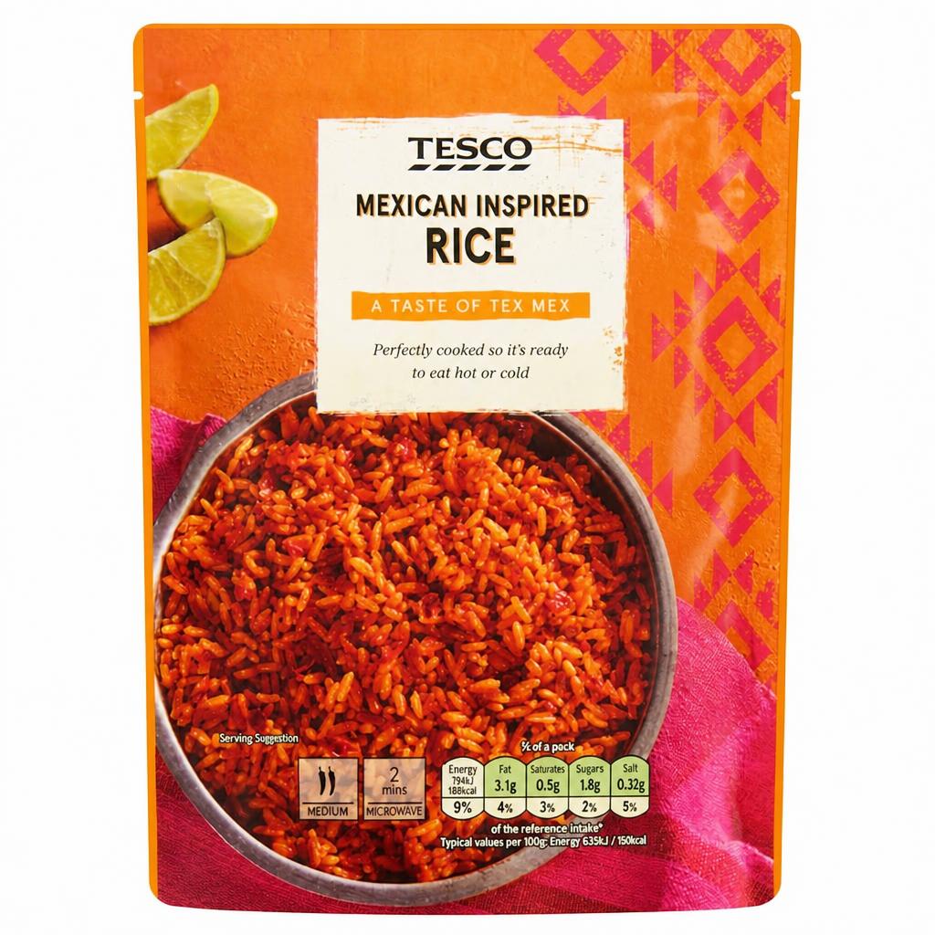 Tesco Mexican Inspired Rice 250G