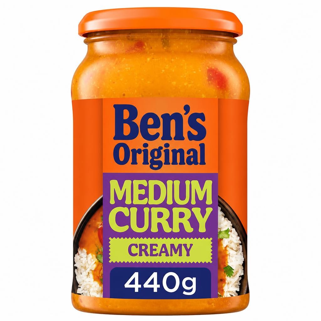 Ben's Original Medium Curry Sauce 440G