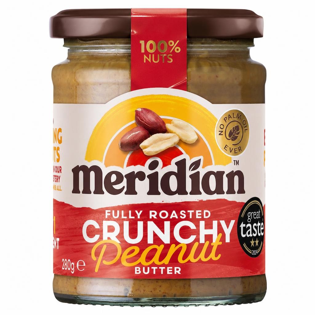 Meridian Peanut Butter Crunchy 100% Nuts 280G