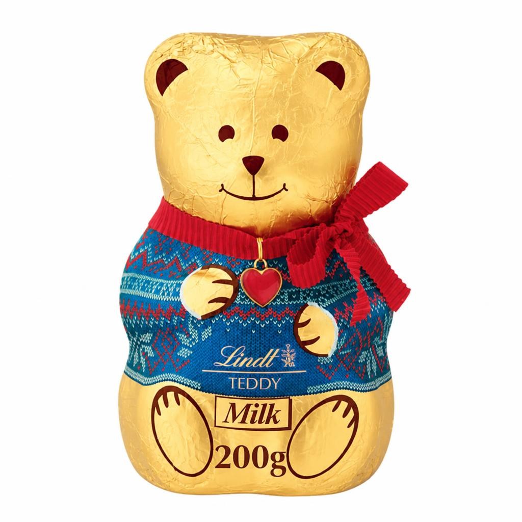 Lindt Teddy With Christmas Jumper Milk Chocolate 200G
