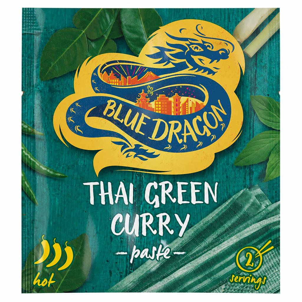 Blue Dragon Thai Green Curry Paste Pot 50G