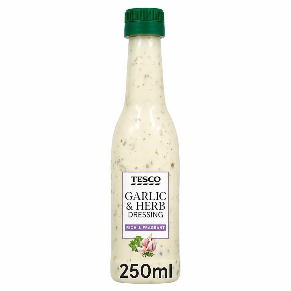 Tesco Garlic & Herb Dressing 250Ml
