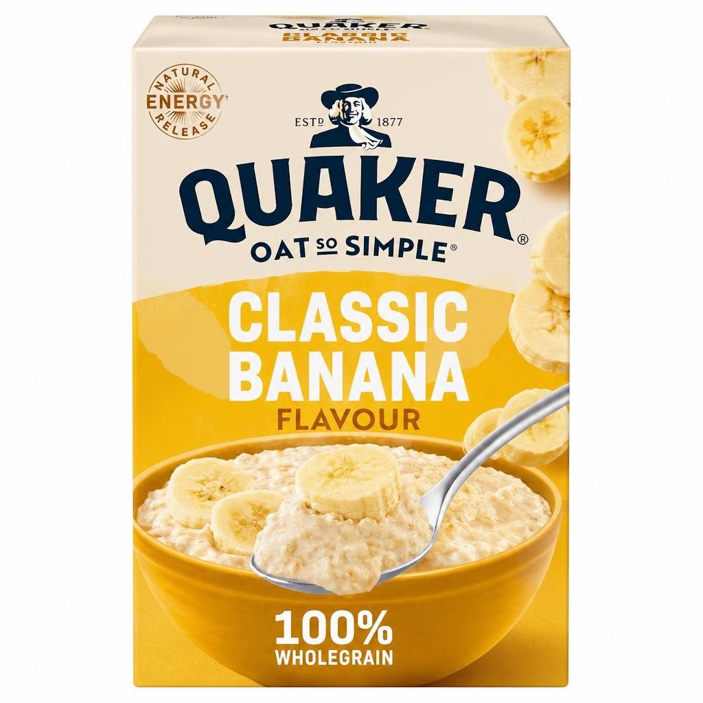 Quaker Oat So Simple Classic Banana Porridge Sachets 10x34.8g