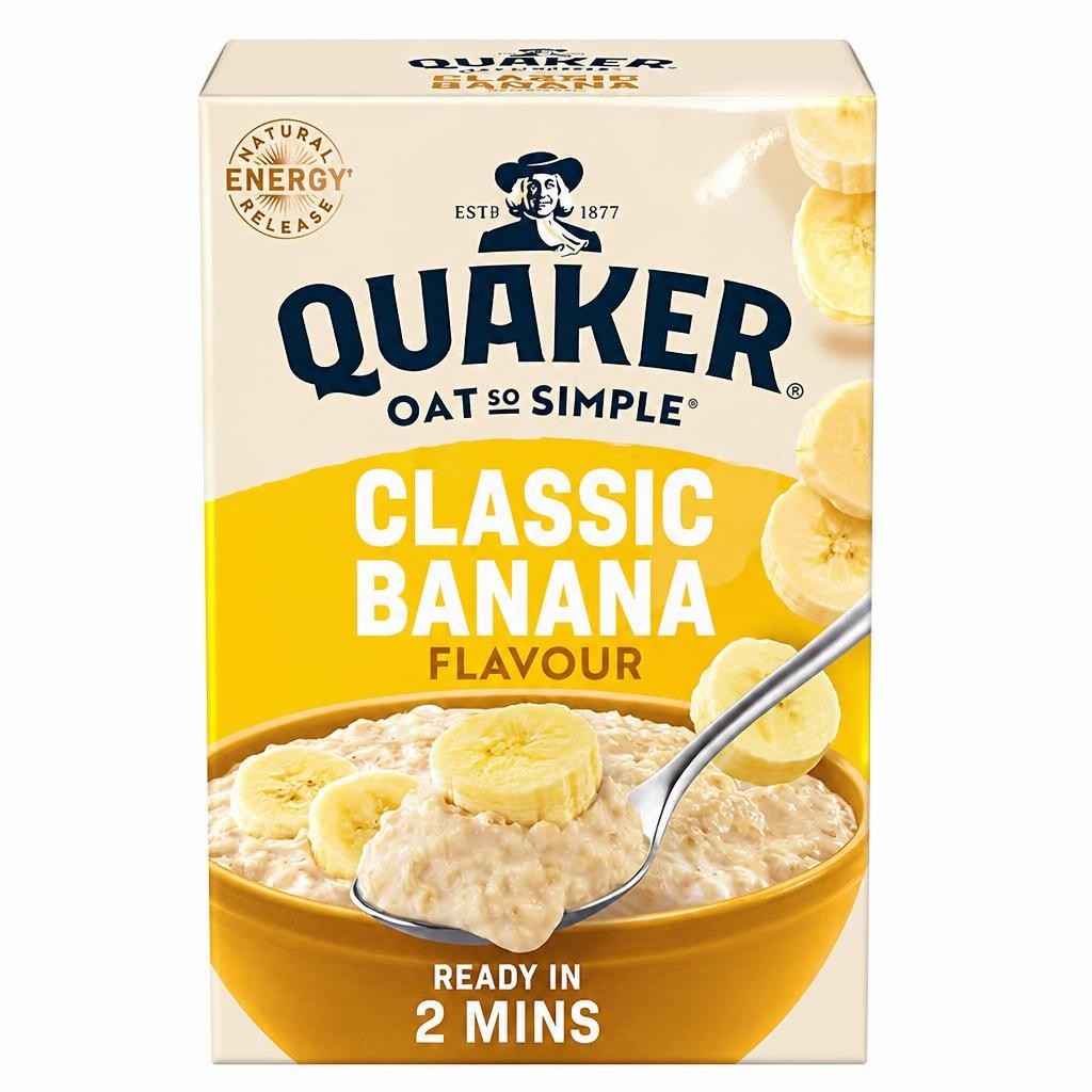 Quaker Oat So Simple Classic Banana Porridge Sachets 10x34.8g