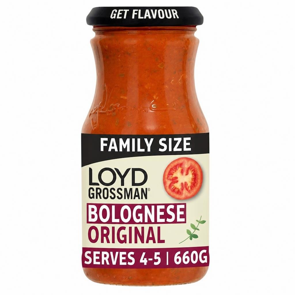 Loyd Grossman Tomato Bolognese Pasta Sauce 660g