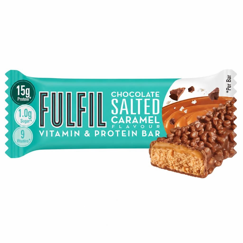 Fulfil Chocolate Salted Caramel Vitamin & Protein Bar 40G