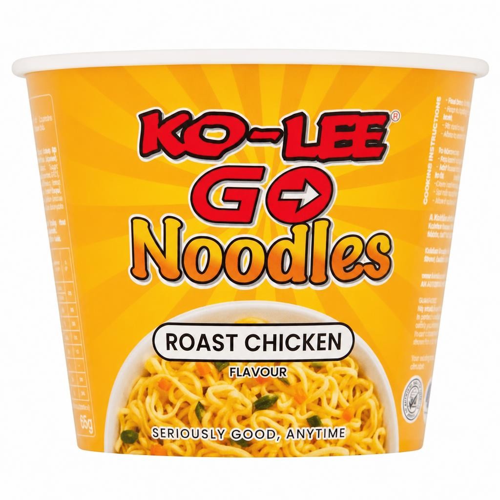 Ko-Lee Go Noodles Roast Chicken 65G