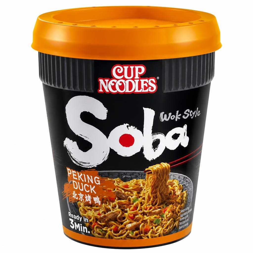 Nissin Cup Noodles Soba Wok Style Instant Noodles - Peking Duck 87g