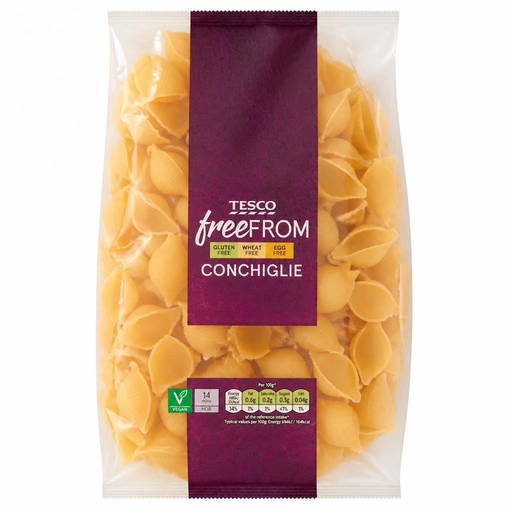 Tesco Free From Conchiglie 500G
