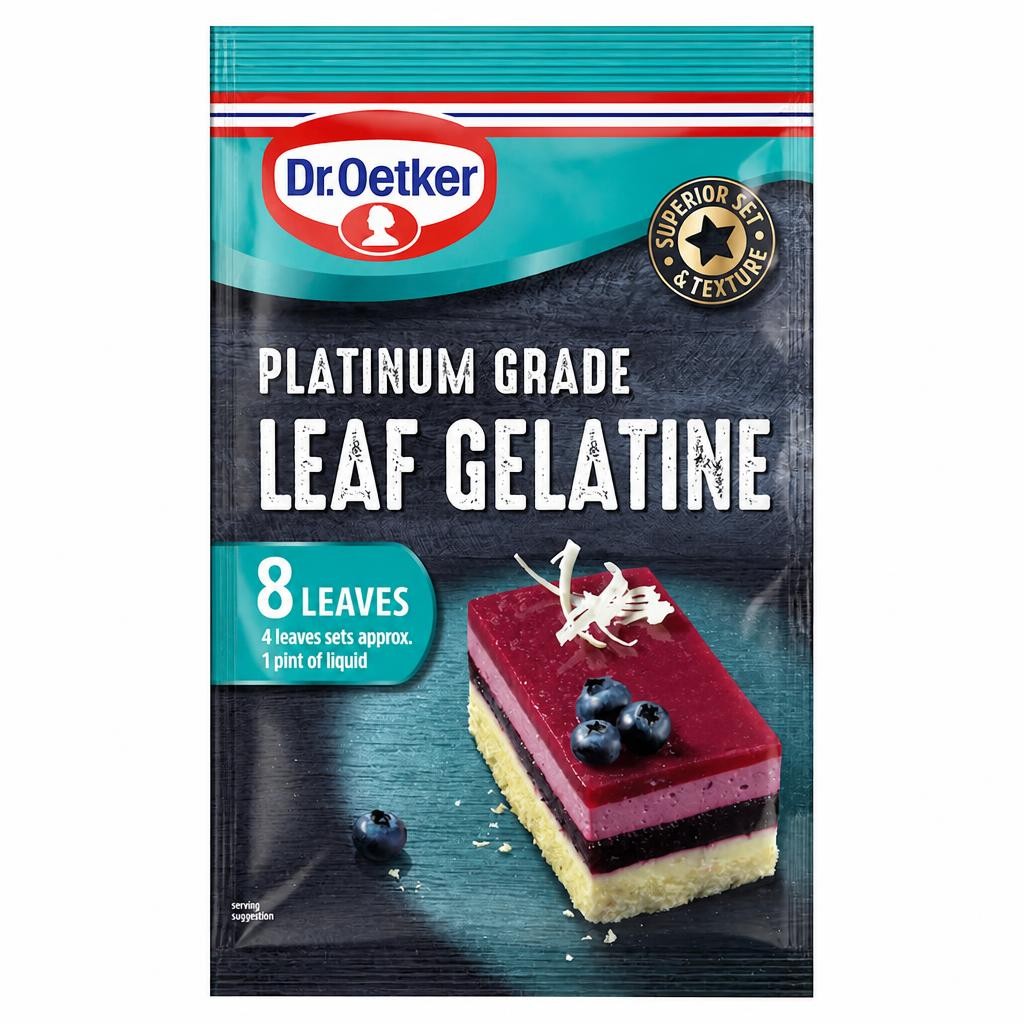 Dr Oetker Platinum Grdleaf Gelatine 13G
