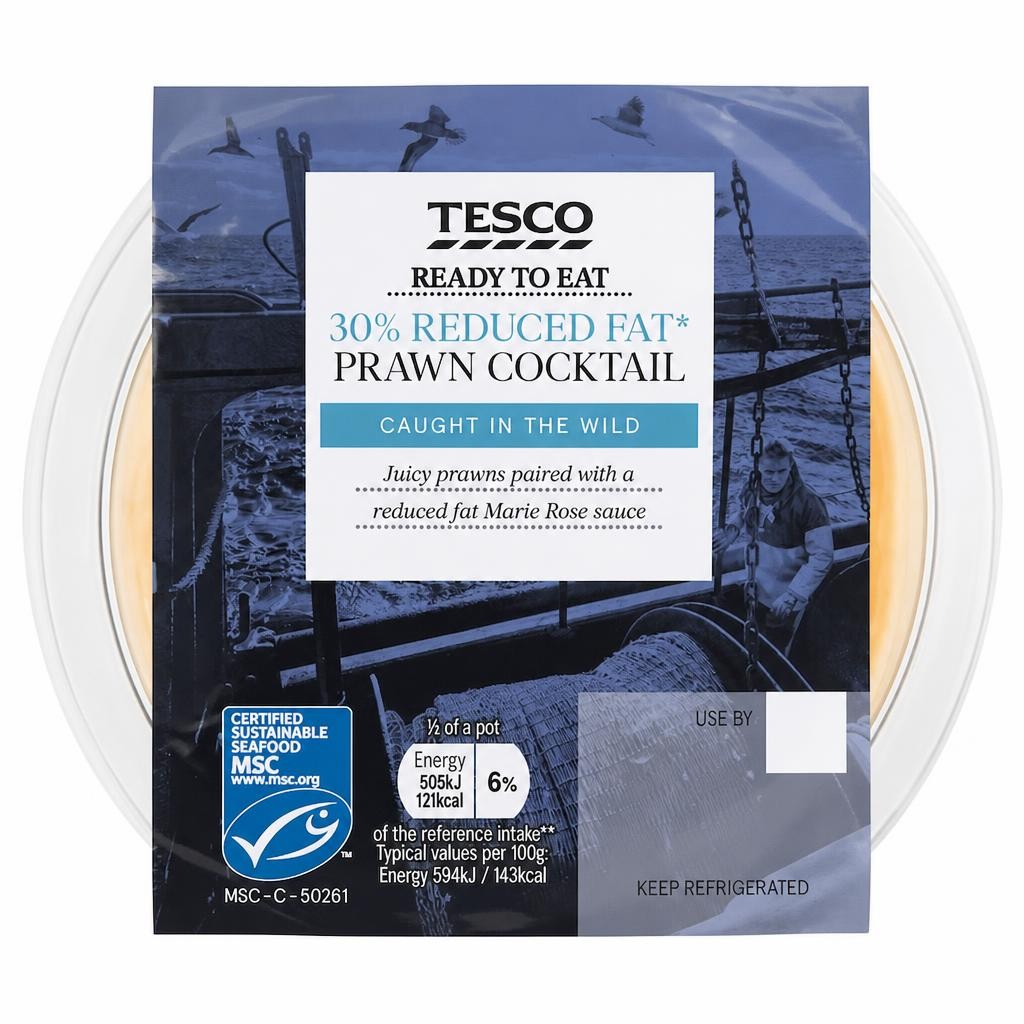 Tesco 30% Reduced Fat Prawn Cocktail 170G
