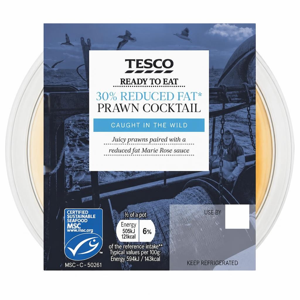 Tesco 30% Reduced Fat Prawn Cocktail 170G