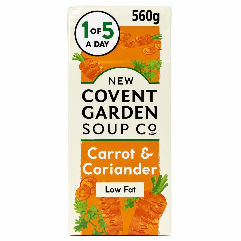 New Covent Garden Soup Co Carrot & Coriander Soup 560G