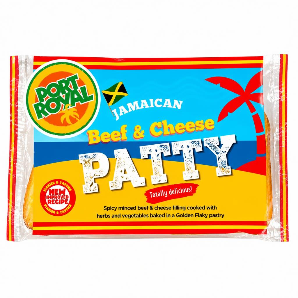 Royal Port Beef & Cheese Patty 140G