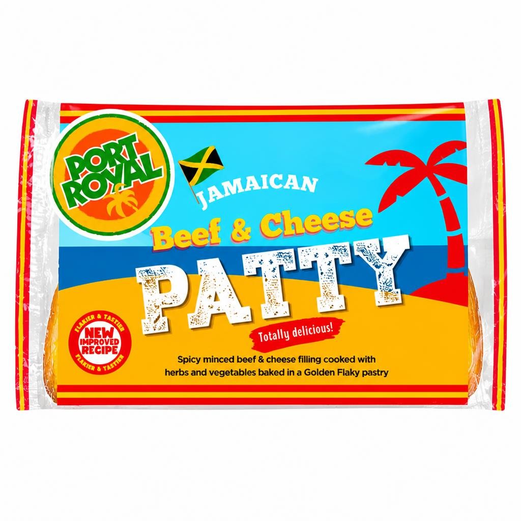 Royal Port Beef & Cheese Patty 140G