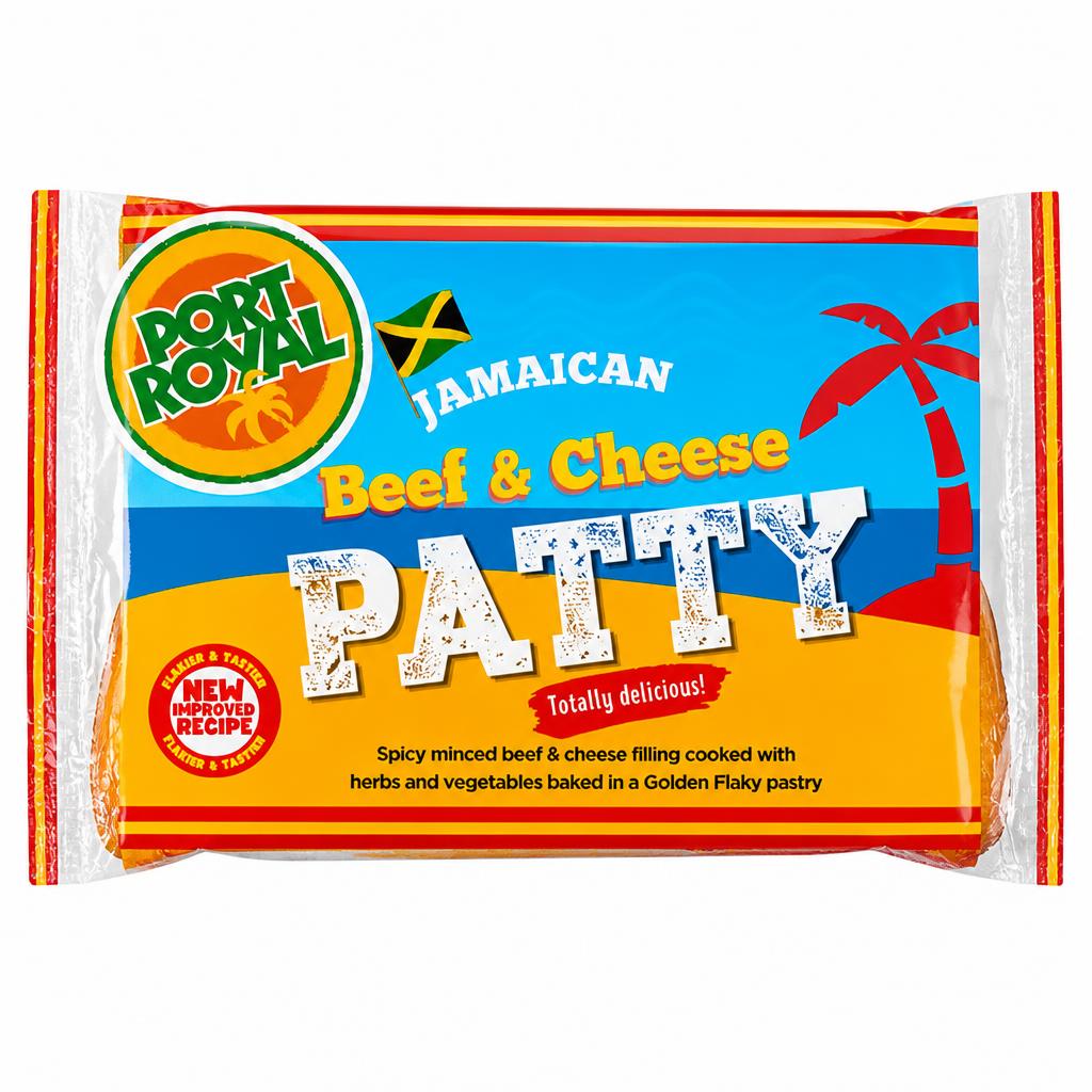 Royal Port Beef & Cheese Patty 140G