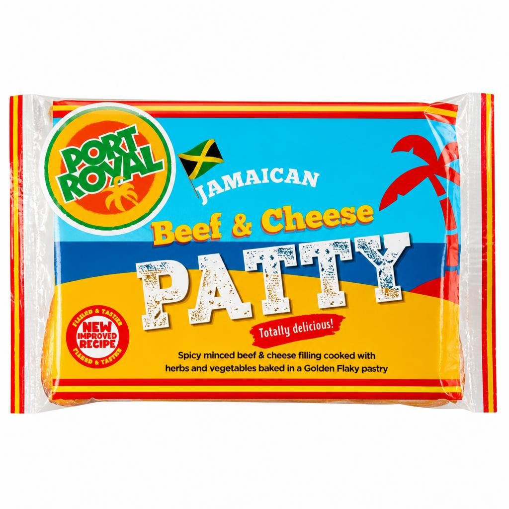Royal Port Beef & Cheese Patty 140G