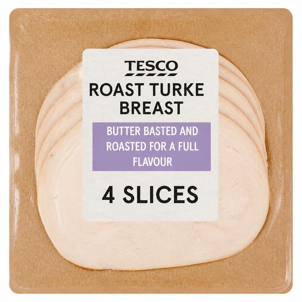 Tesco Deli Roast Turkey Breast 120G