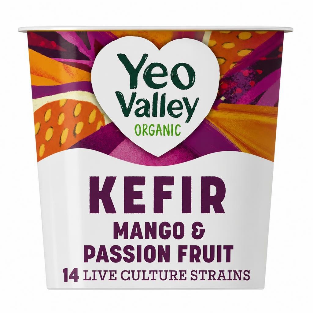 Yeo Valley Kefir Yogurt Mango & Passion Fruit 350G