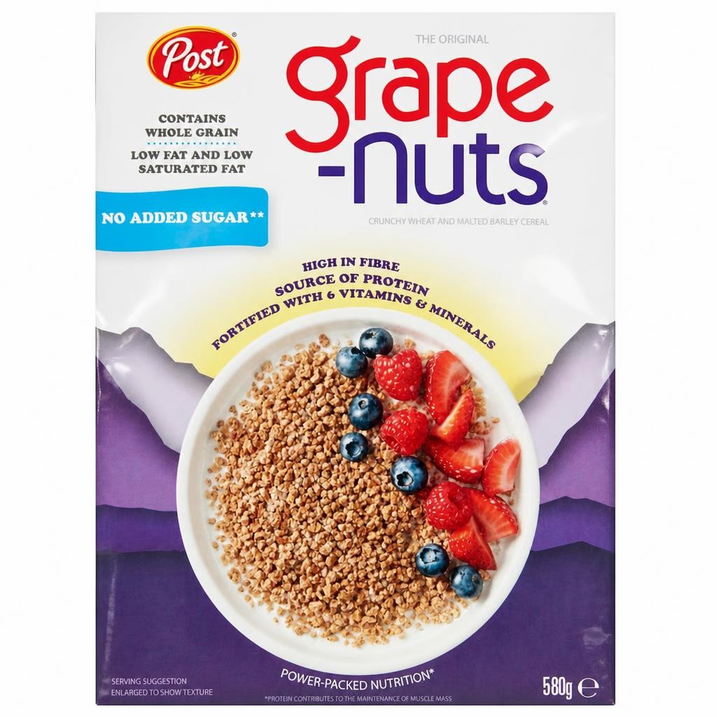 Post Grape Nuts Cereal 580G