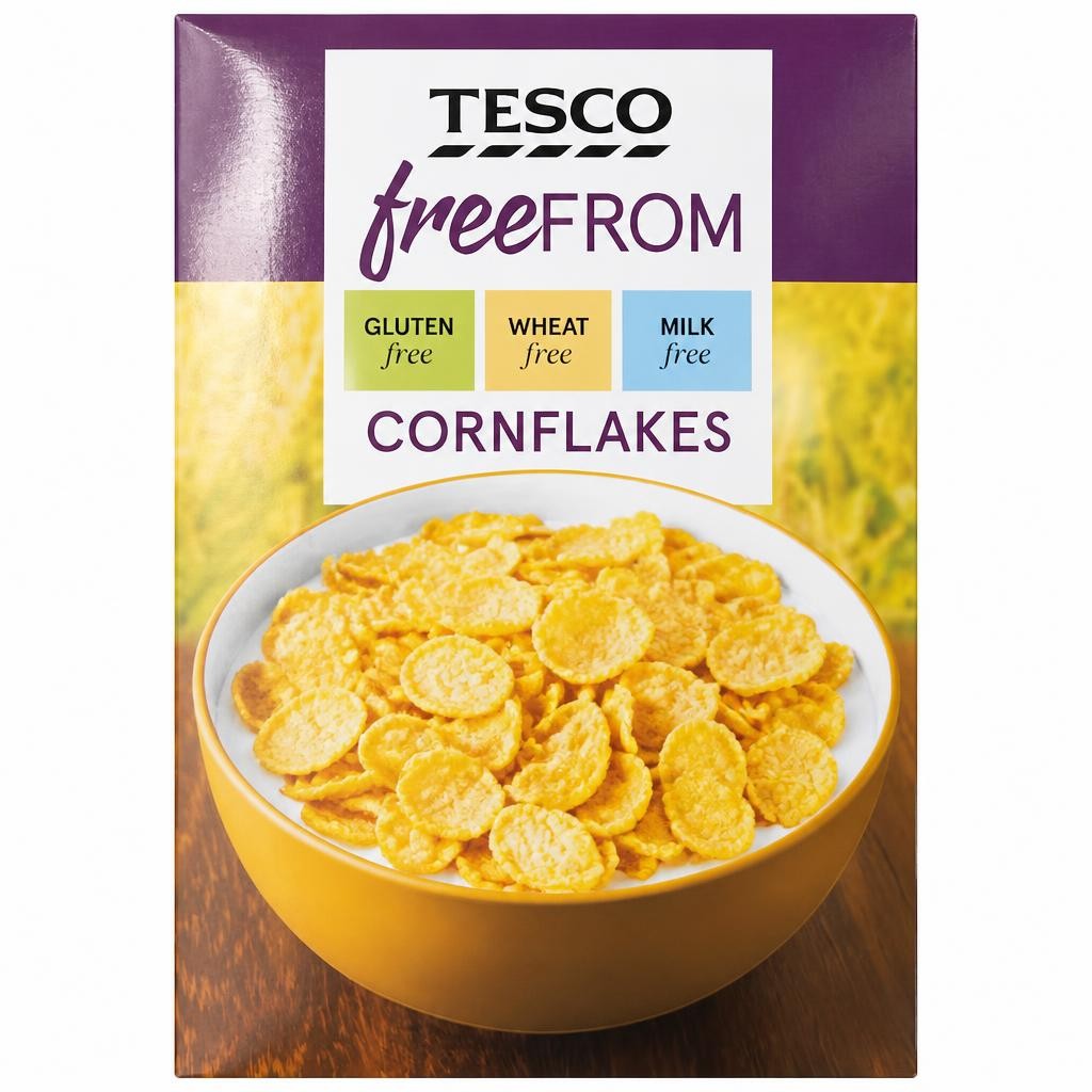 Tesco Free From Cornflakes 300G