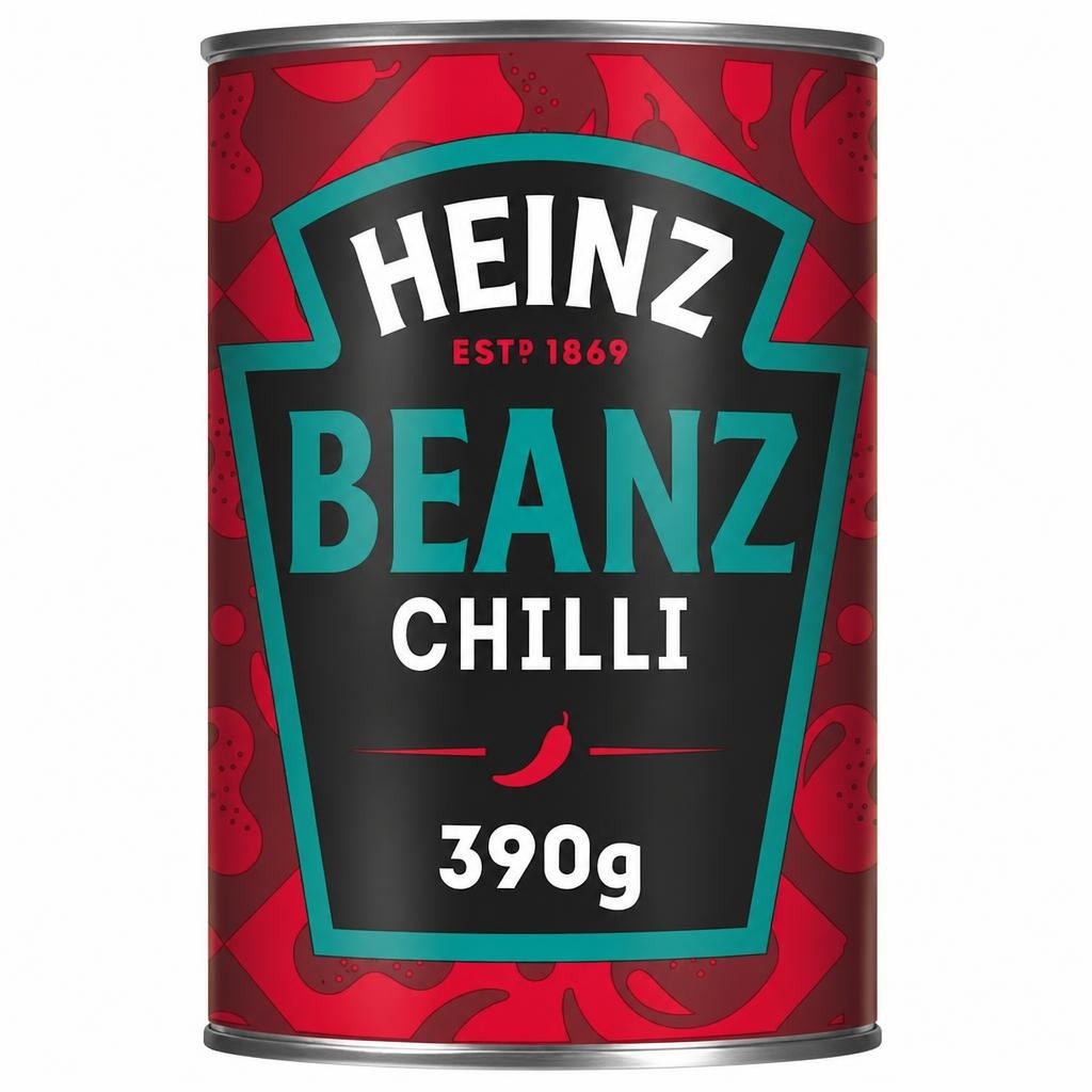 Heinz Baked Beans Fiery Chilli Beanz 390G