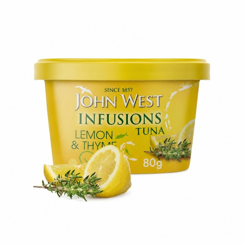 John West Lemon & Thyme No Drain Tuna Infusions 80g