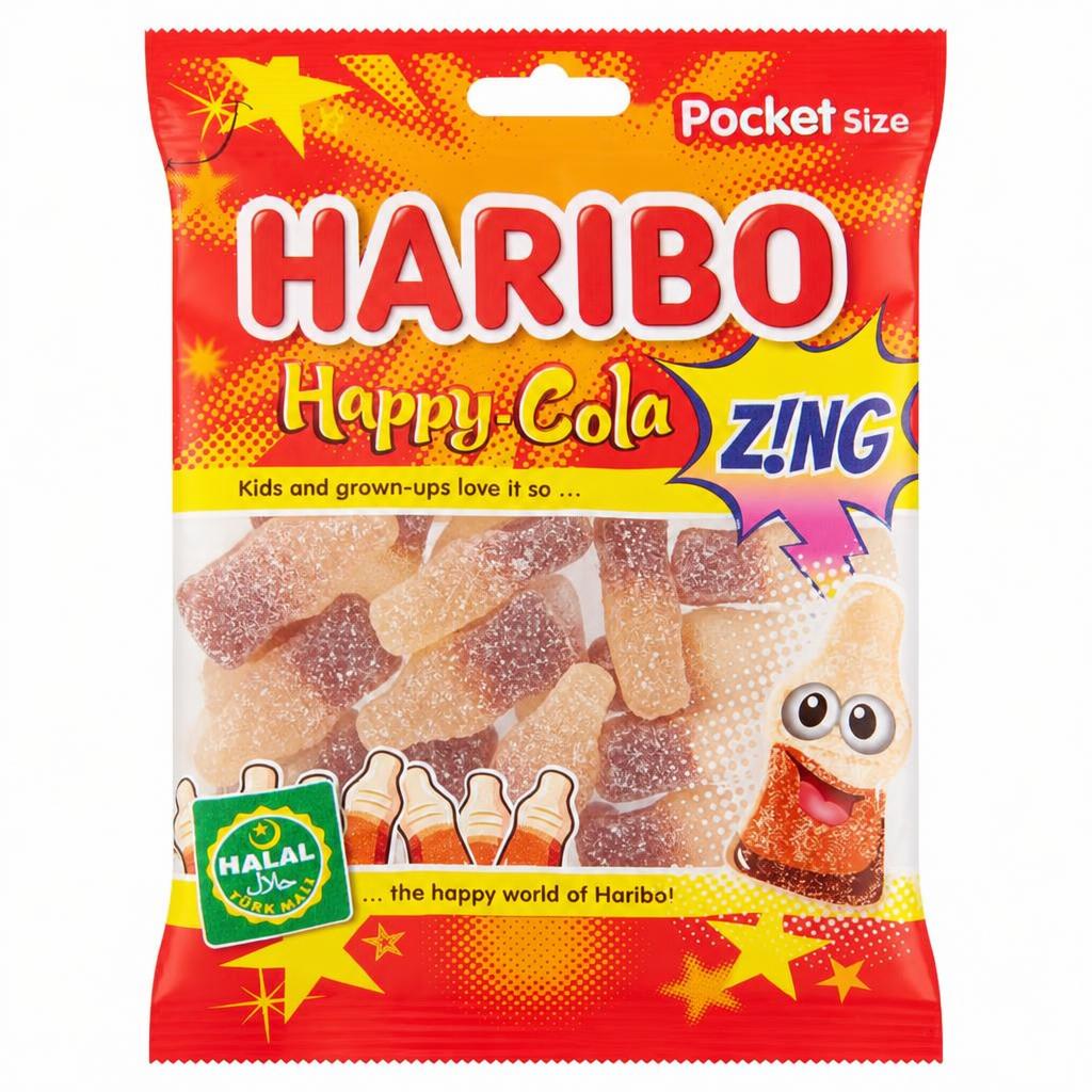 Haribo Halal Happy Cola Zing 100G