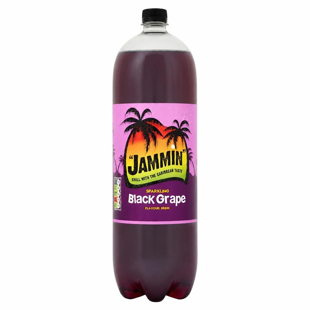 Jammin Sparkling Black Grape Drink 2 Litres