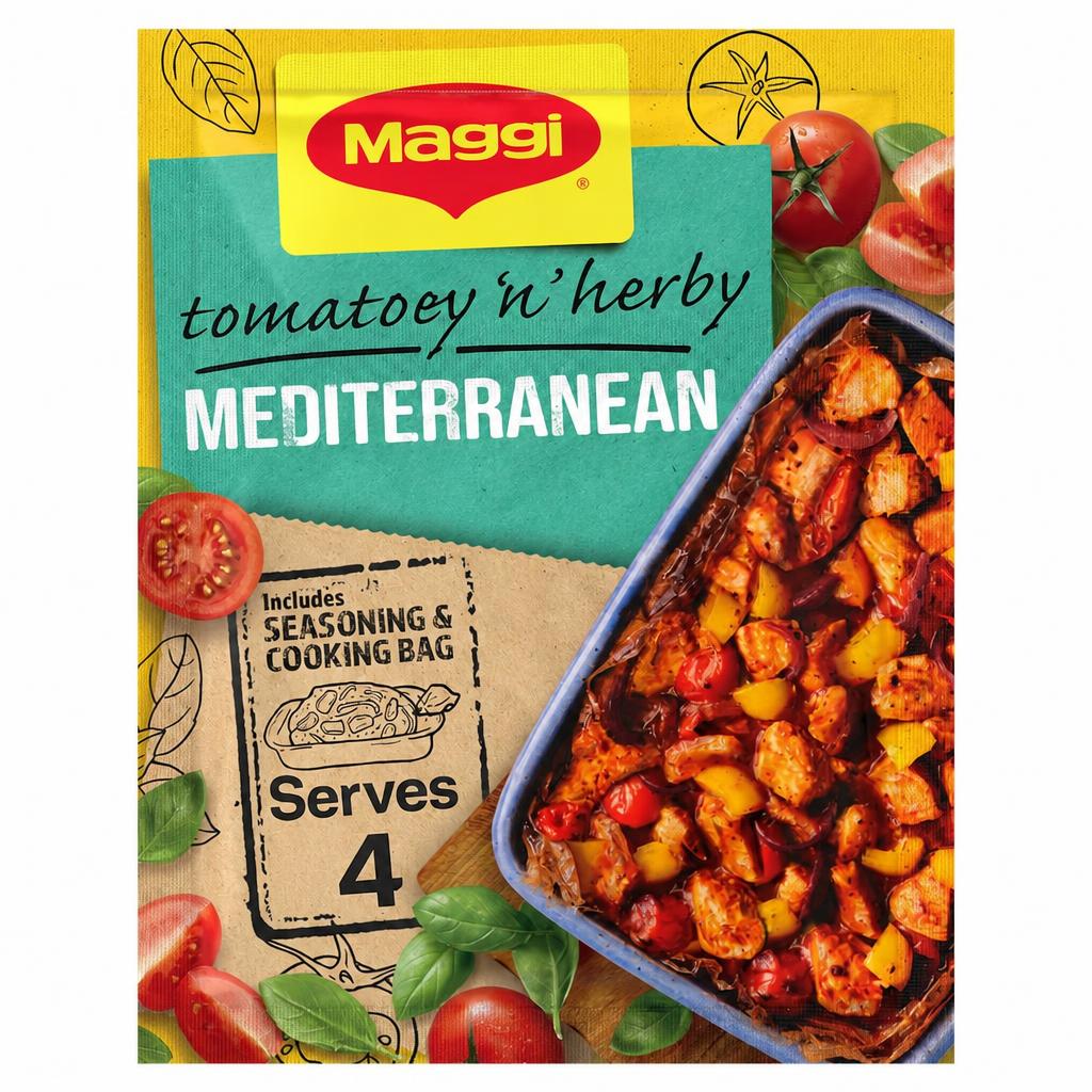 Maggi Mediterranean Chicken Seasoning & Cooking Bag 37g
