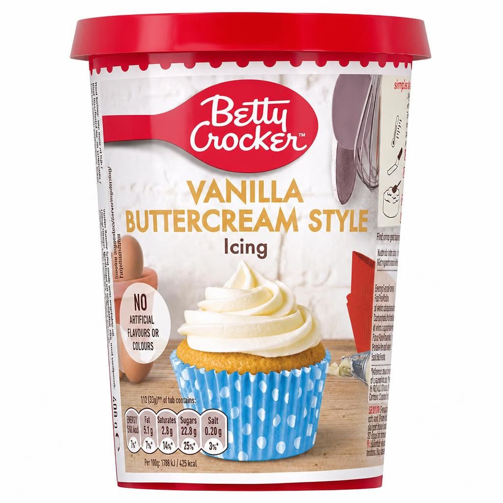 Betty Crocker Vanilla Buttercream Style Icing 400G