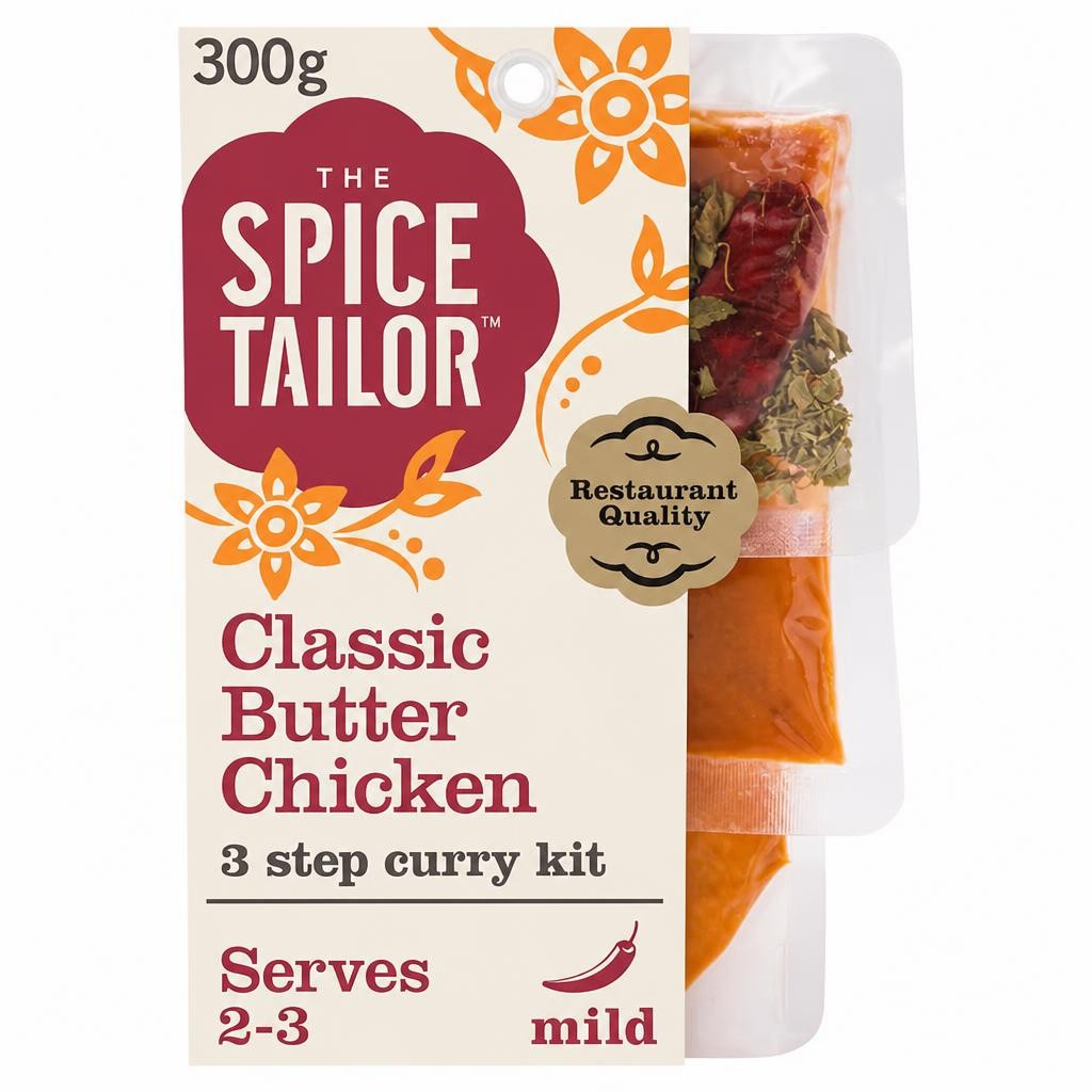 The Spice Tailor Butter Chicken Mild Indian Curry Sauce Kit 300g