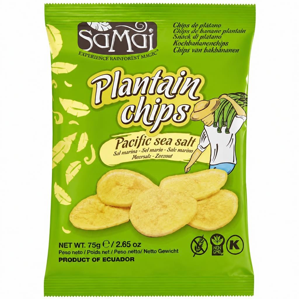 Samai Salted Plantain Chips 75G