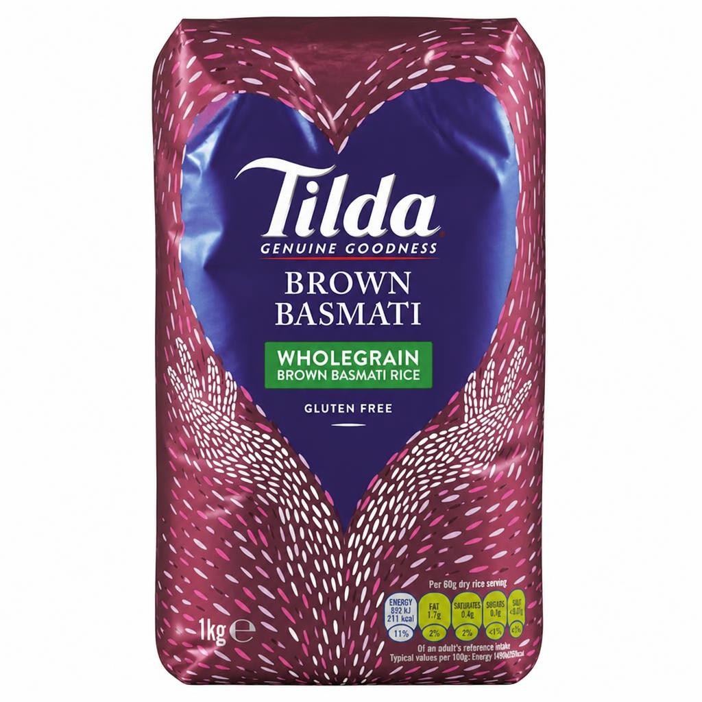 Tilda Brown Basmati Rice 1Kg